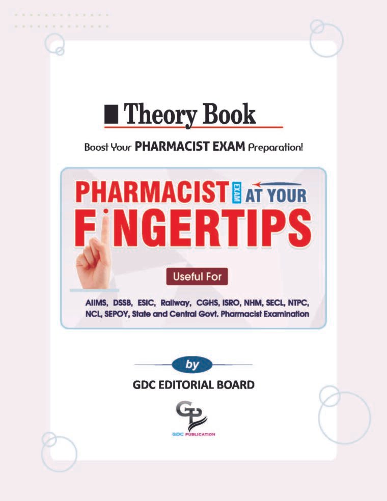 THEORY PHARMACIST EXAM AT YOUR FINGERTIPS (COLOURED HARD COPY BOOK)