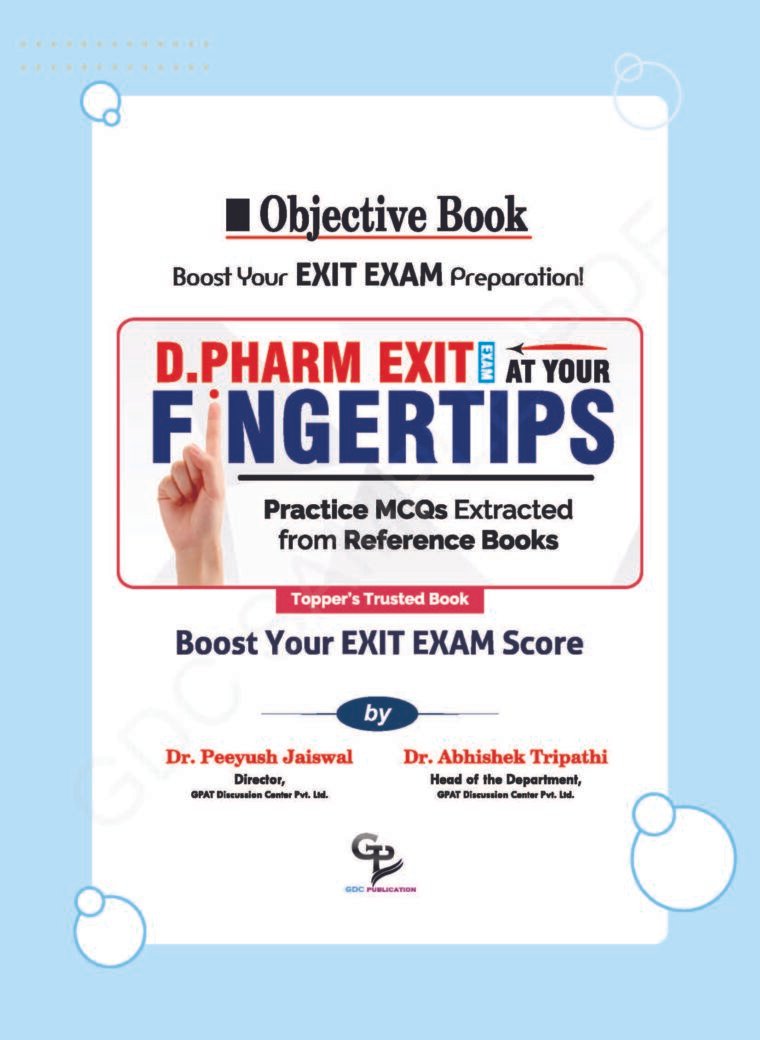 OBJECTIVE D.PHARM EXIT EXAM AT YOUR FINGERTIPS (COLOURED HARD COPY BOOK) | Diploma