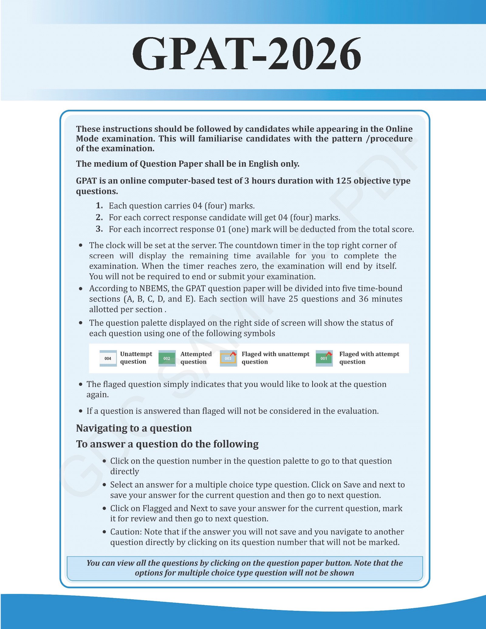 39 GPAT/GATE PREVIOUS YEARS QUESTION PAPERS (COLOURED BOOK) - Image 4