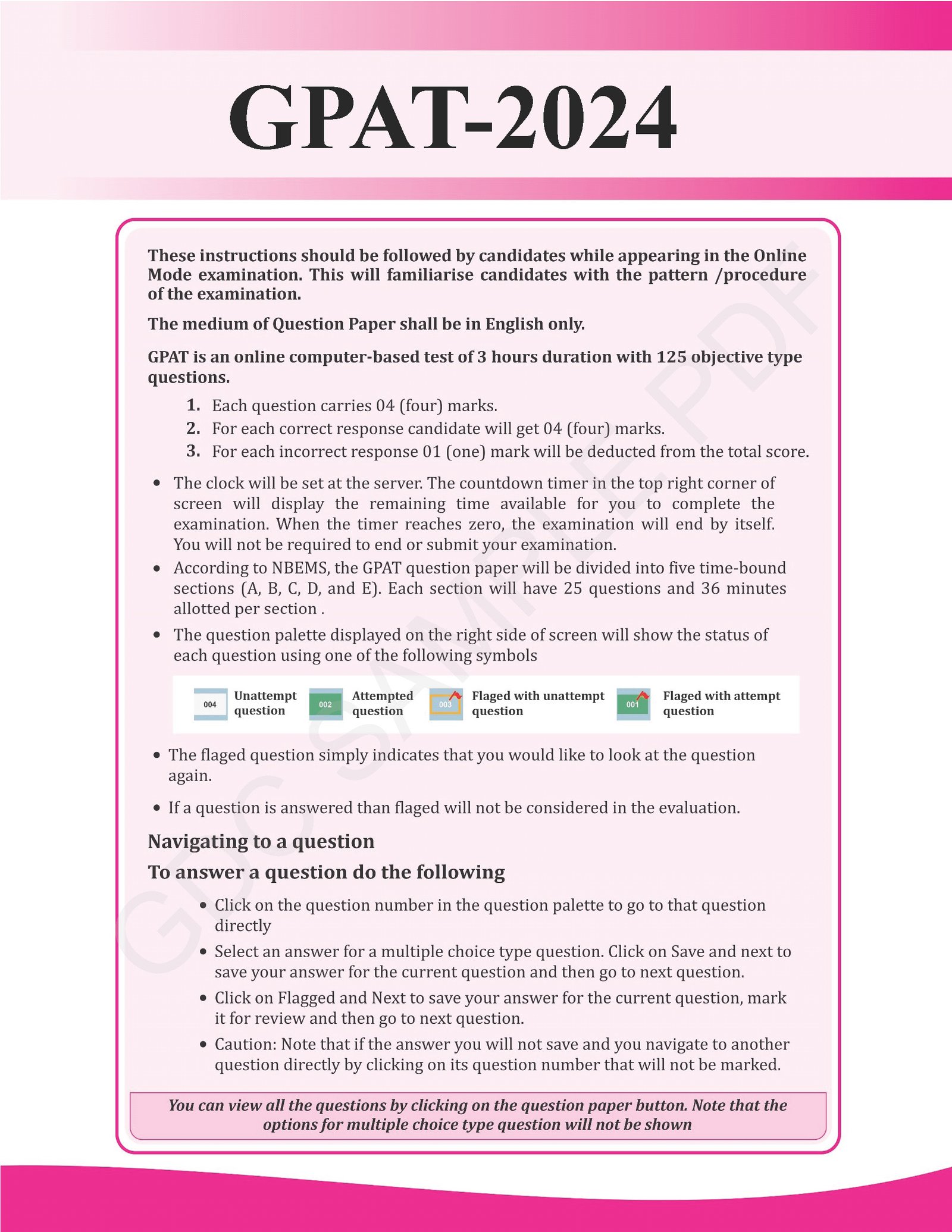 39 GPAT/GATE PREVIOUS YEARS QUESTION PAPERS (COLOURED BOOK) - Image 6
