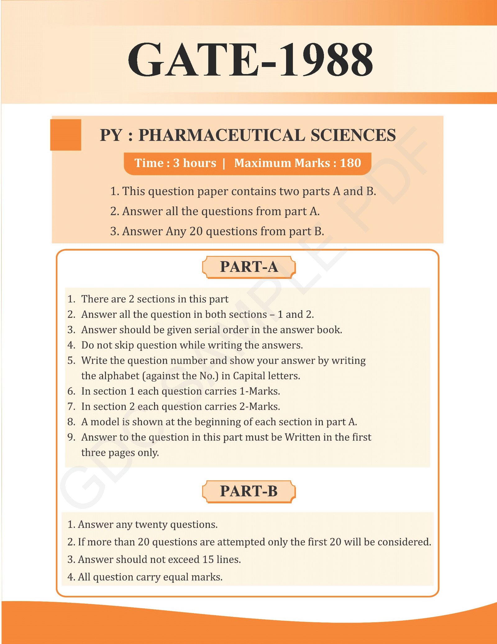 39 GPAT/GATE PREVIOUS YEARS QUESTION PAPERS (COLOURED BOOK) - Image 9
