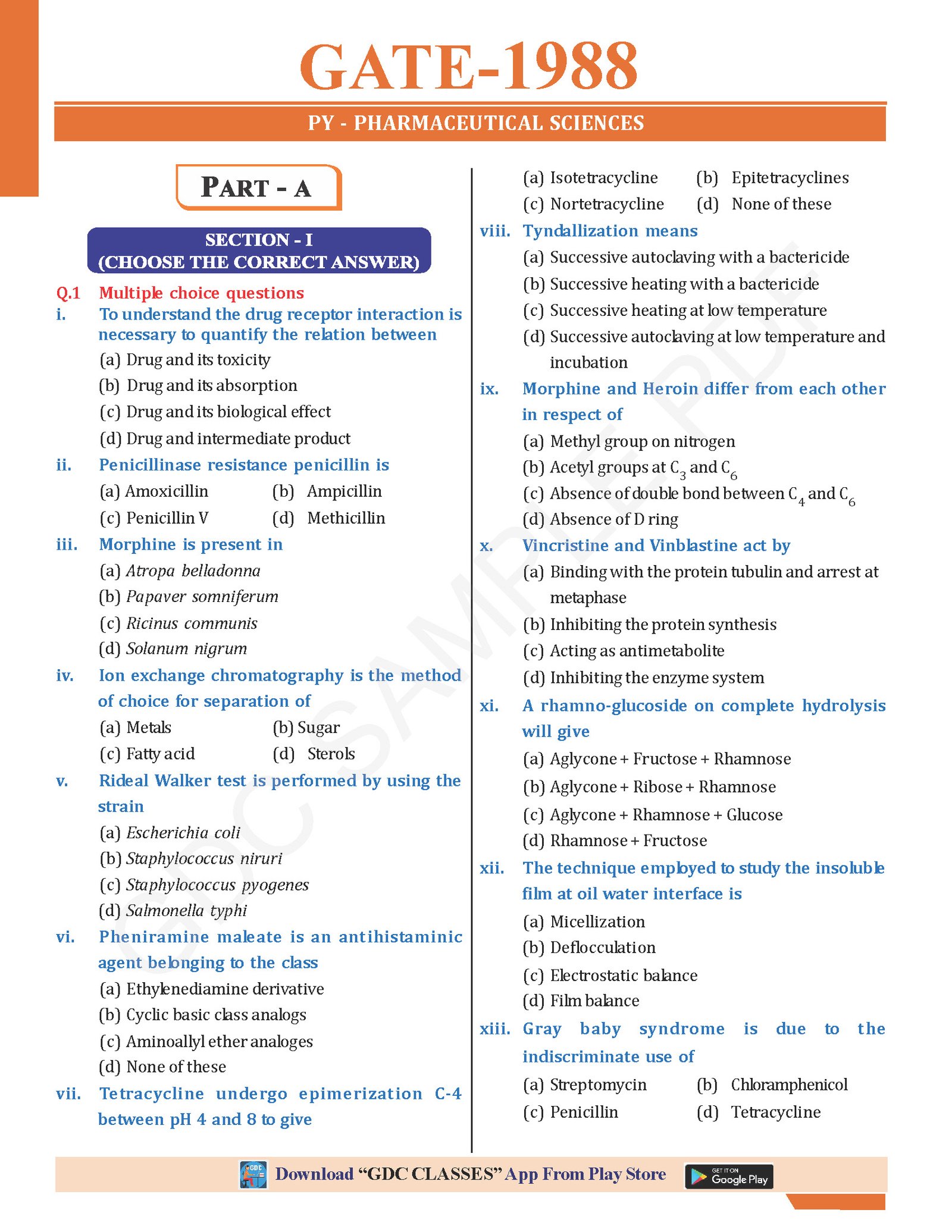 39 GPAT/GATE PREVIOUS YEARS QUESTION PAPERS (COLOURED BOOK) - Image 10