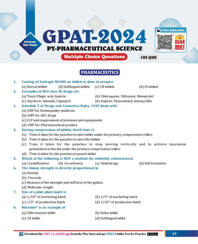 GPAT MANTRA FOR GPAT, 3rd EDITION HARD COPY COLOURED BOOK