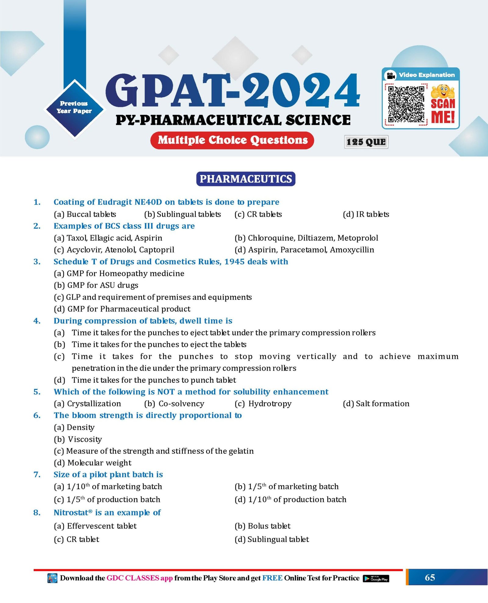 GPAT MANTRA FOR GPAT, 3rd EDITION HARD COPY COLOURED BOOK - Image 5