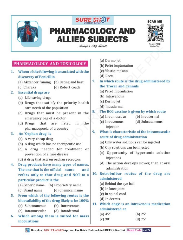 SURE SHOT QUESTION SERIES RAILWAY (RRB) PHARMACIST | SOLVED PAPER | HARD COPY BOOK