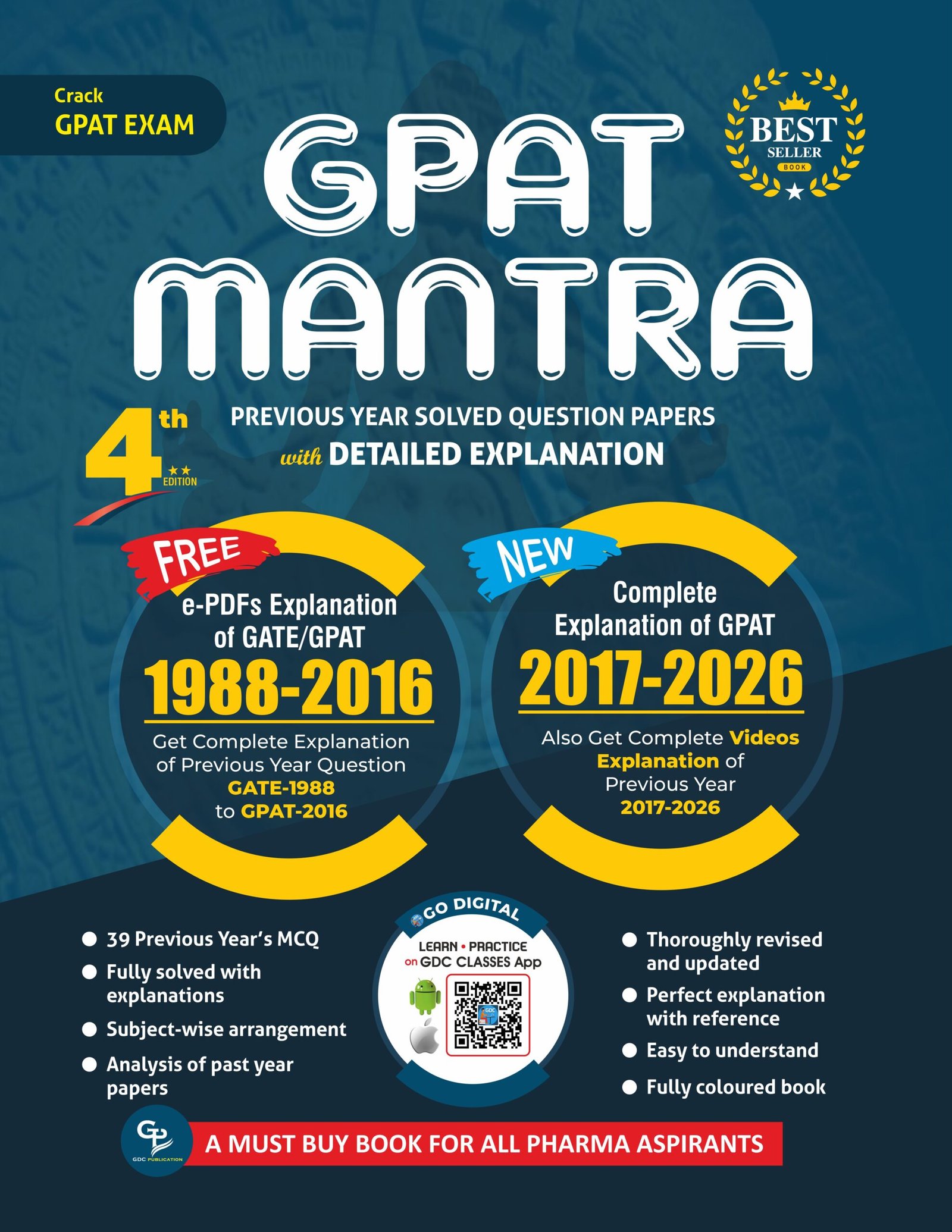 GPAT MANTRA FOR GPAT, 3rd EDITION HARD COPY COLOURED BOOK