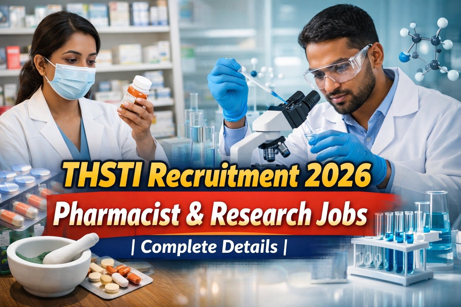 THSTI Recruitment 2026 – Pharmacist & Research Jobs | Complete Details ...