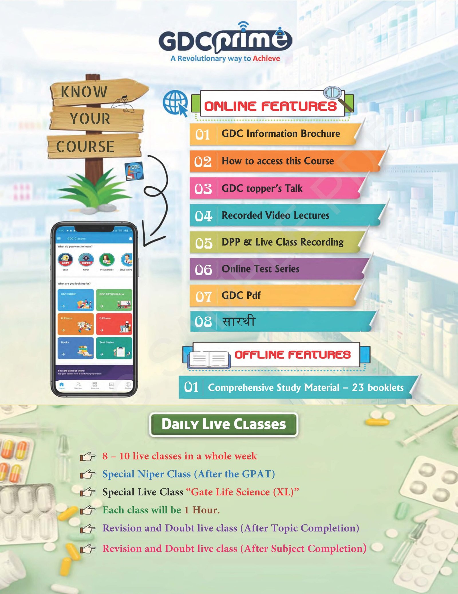 GDC NAVIGATOR : YOUR COMPREHENSIVE STUDY AND PLANNER FOR GPAT NIPER SUCCES | Hard Copy Color Book - Image 6