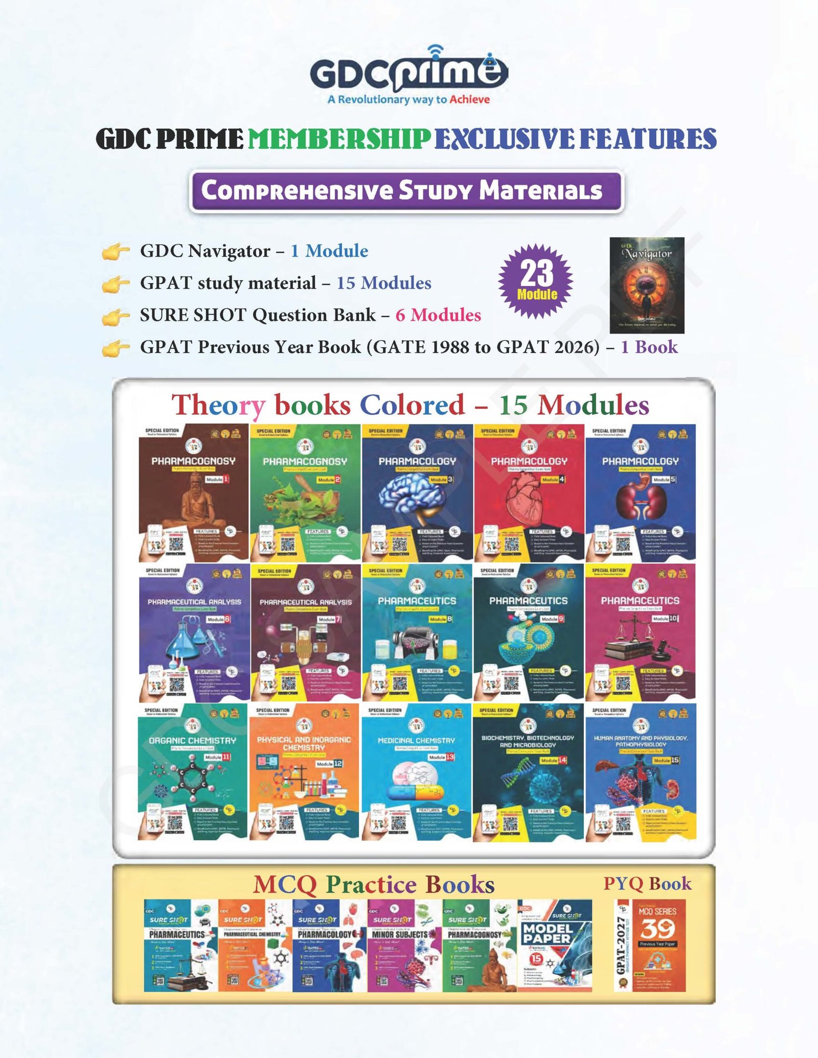 GDC NAVIGATOR : YOUR COMPREHENSIVE STUDY AND PLANNER FOR GPAT NIPER SUCCES | Hard Copy Color Book - Image 5