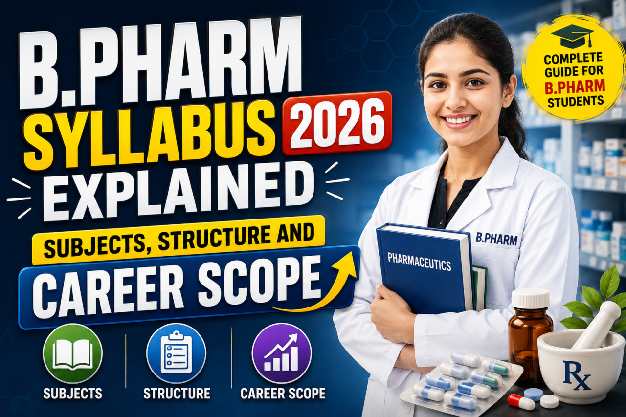 B.Pharm Syllabus 2026 Explained – Subjects, Structure and Career Scope ...