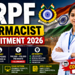 CRPF Pharmacist Recruitment 2026 thumbnail featuring a female pharmacist, CRPF logo, Indian flag background, salary details, eligibility, and notification coming soon banner.