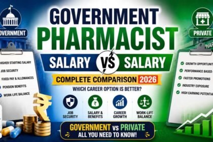 Government vs Private Pharmacist Salary 2026 | Complete Career Comparison