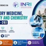 rofessional conference thumbnail for the International Conference on Clinical Laboratory Medicine, Pharmacy and Chemistry (ICCLMPC-26) featuring medical laboratory visuals, scientific equipment, Kolkata landmark imagery, and modern blue-themed healthcare design.