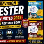 Digester Rapid Revision Notes 2026 thumbnail featuring all four Digester modules, quick revision study material, and exam-focused content for GPAT, NIPER, and Pharmacist exams.
