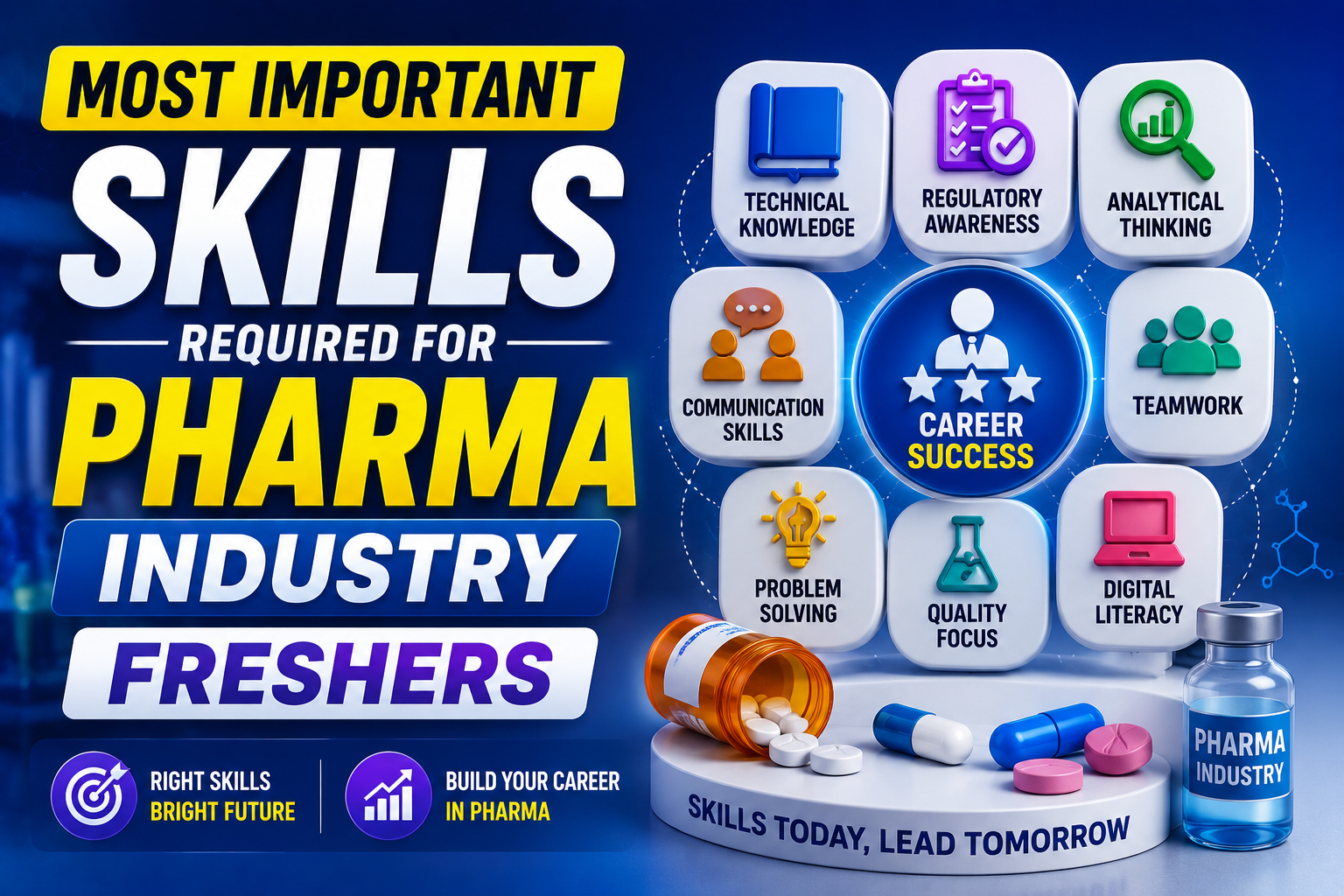 Most Important Skills Required for Pharma Industry Freshers – GDC Classes