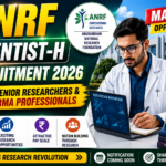 ANRF Scientist-H Recruitment 2026 thumbnail featuring a senior researcher in a laboratory setup with bold recruitment text and pharma research elements.