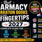 Bold pharmacy education thumbnail featuring “Best Pharmacy Preparation Books at Your Fingertips 2027” with GPAT, NIPER, Pharmacist, and Drug Inspector exam preparation highlights. Title:
