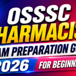 OSSSC Pharmacist Exam Preparation Guide 2026 thumbnail with colorful gradient background, OSSSC logo, and bold modern typography for beginners.