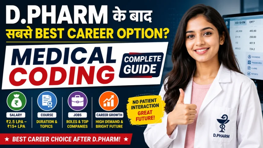 Best Career Option After D.Pharm – Medical Coding Complete Guide, Salary, Course & Job Opportunities