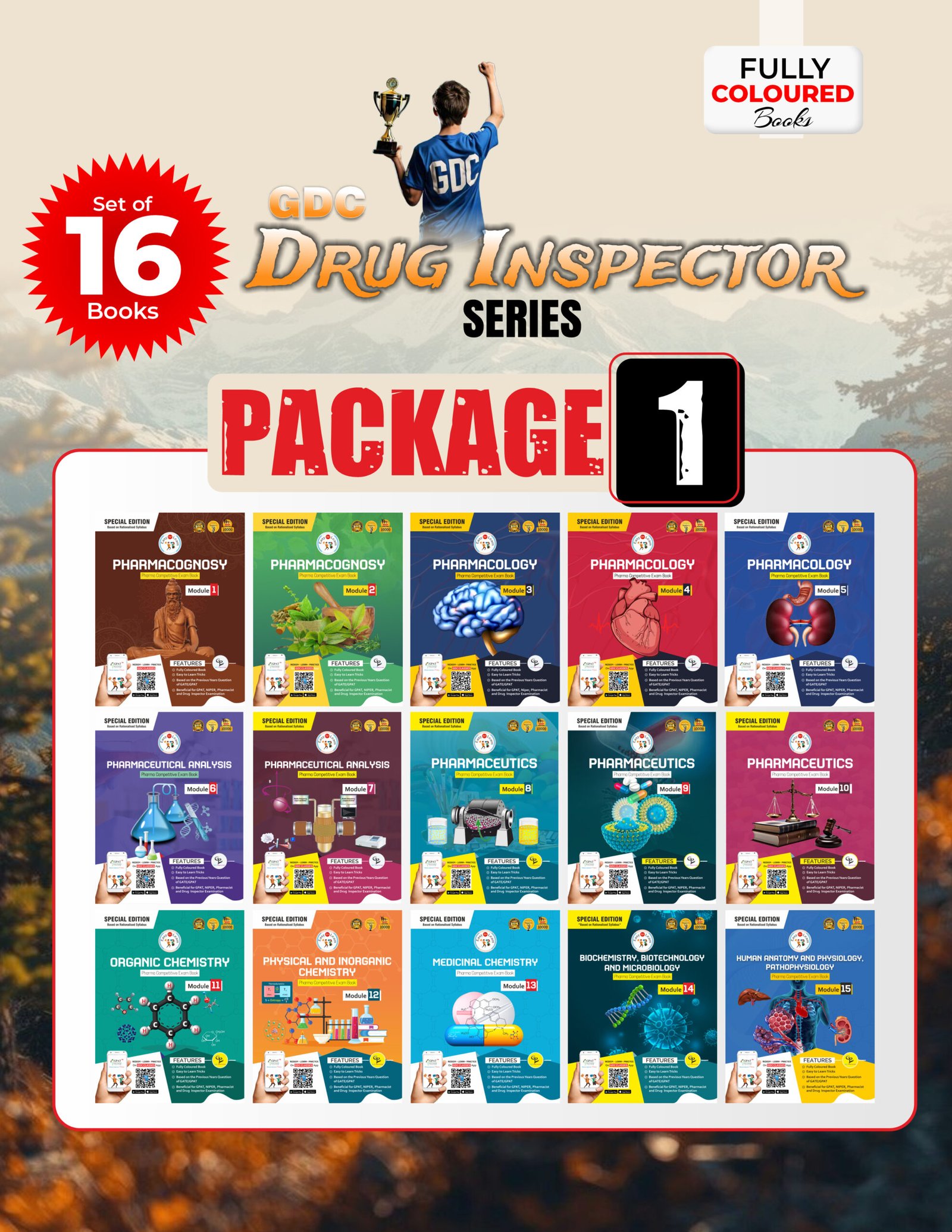 DRUG INSPECTOR PACKAGE - 1 (Hard Copy Book)(DI)