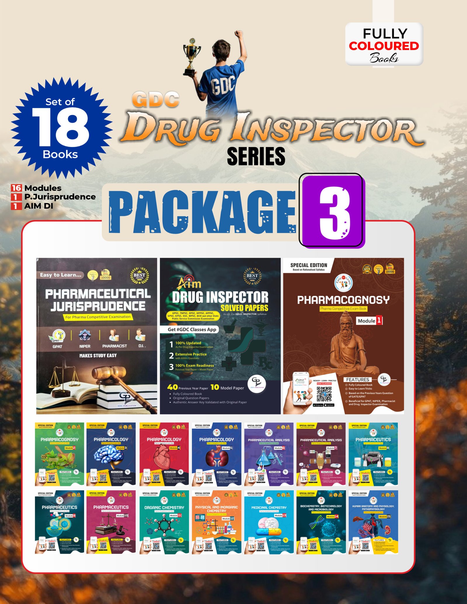 DRUG INSPECTOR PACKAGE - 3 (Hard Copy Book)(DI)