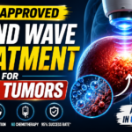 FDA-approved sound wave treatment targeting a liver tumor using focused ultrasound technology, highlighting a non-invasive cancer treatment breakthrough.