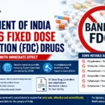 Government of India announces ban on 16 Fixed Dose Combination (FDC) drugs across India, highlighting prohibited drug combinations, patient safety concerns, and regulatory action under the Drugs and Cosmetics Act, 1940.