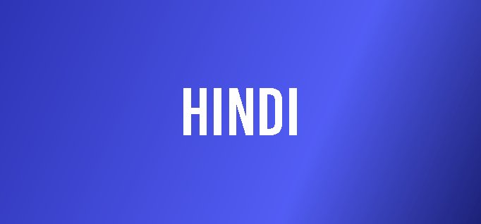 Hindi