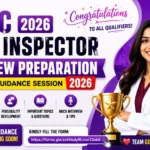MPSC Drug Inspector Interview Preparation 2026 promotional banner featuring interview guidance session details, expert preparation topics, congratulatory message for qualifiers, and a purple-themed professional design.
