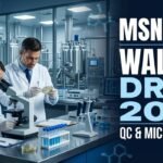 MSN Laboratories Walk-In Drive 2026 thumbnail showing modern pharmaceutical laboratory, scientists performing quality control and microbiology testing, laboratory equipment, and recruitment announcement.
