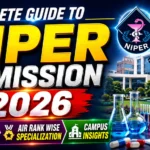 YouTube thumbnail for NIPER Admission 2026 featuring a modern NIPER campus building, laboratory microscope, DNA structure, pharmaceutical research equipment, and admission guidance elements related to seat matrix, AIR rank-wise specialization, and campus insights.