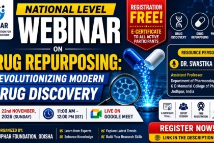 National Level Drug Repurposing Webinar 2026 | Free Registration, E-Certificate & Google Meet