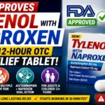 FDA Approves Tylenol with Naproxen