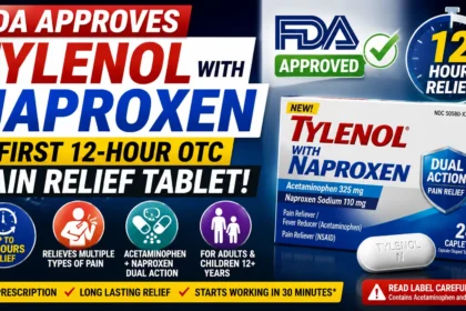 FDA Approves Tylenol with Naproxen