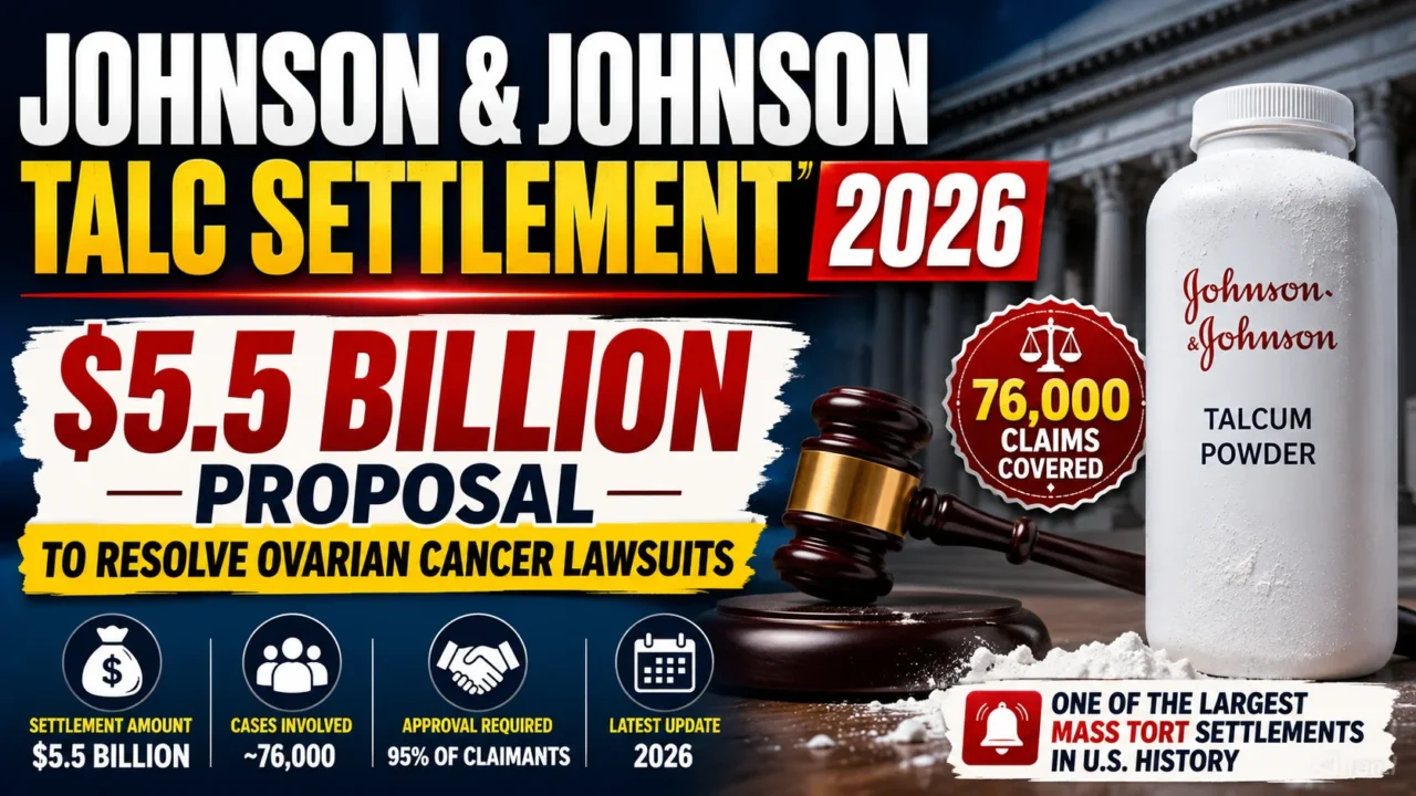 Johnson & Johnson Talc Settlement 2026 $5.5 Billion Proposal