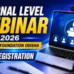 National Level Webinar 2026 by UPHAR Foundation Odisha with Free Registration, featuring an online webinar setup with a laptop, webcam, virtual presenter, and global digital conference theme.