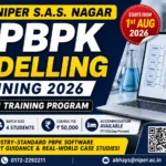 NIPER PBPK Modelling Training 2026 hands-on software training program at NIPER S.A.S. Nagar featuring course fee, duration, batch size, and registration details.