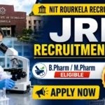 NIT Rourkela JRF Recruitment 2026 thumbnail featuring B.Pharm and M.Pharm eligibility with salary up to ₹42,000 per month.