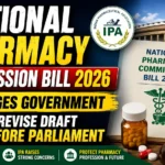 National Pharmacy Commission Bill 2026 YouTube thumbnail highlighting IPA's request to the Government to revise the draft before it is introduced in Parliament.