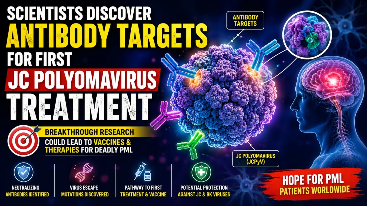 Scientists discover antibody targets that could lead to the first treatment and vaccine for JC polyomavirus (JCPyV), offering hope against deadly PML brain infection.