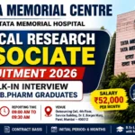 Tata Memorial Centre Clinical Research Associate Recruitment 2026 Walk-in Interview for B.Pharm Graduates