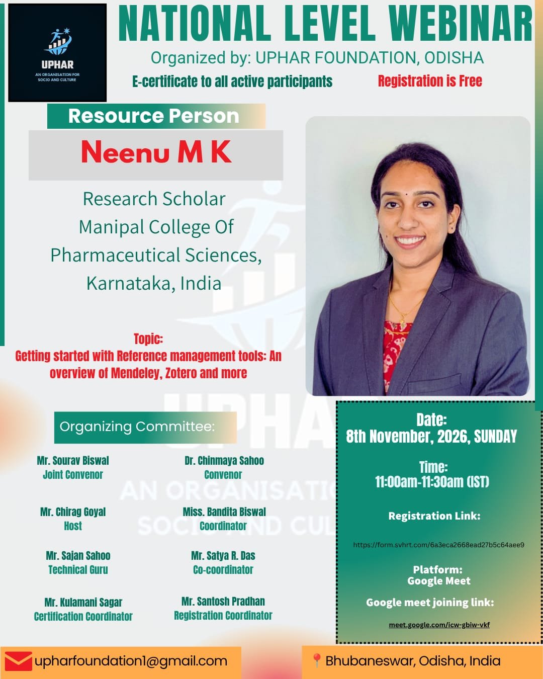 National Level Webinar 2026: Free Reference Management Webinar