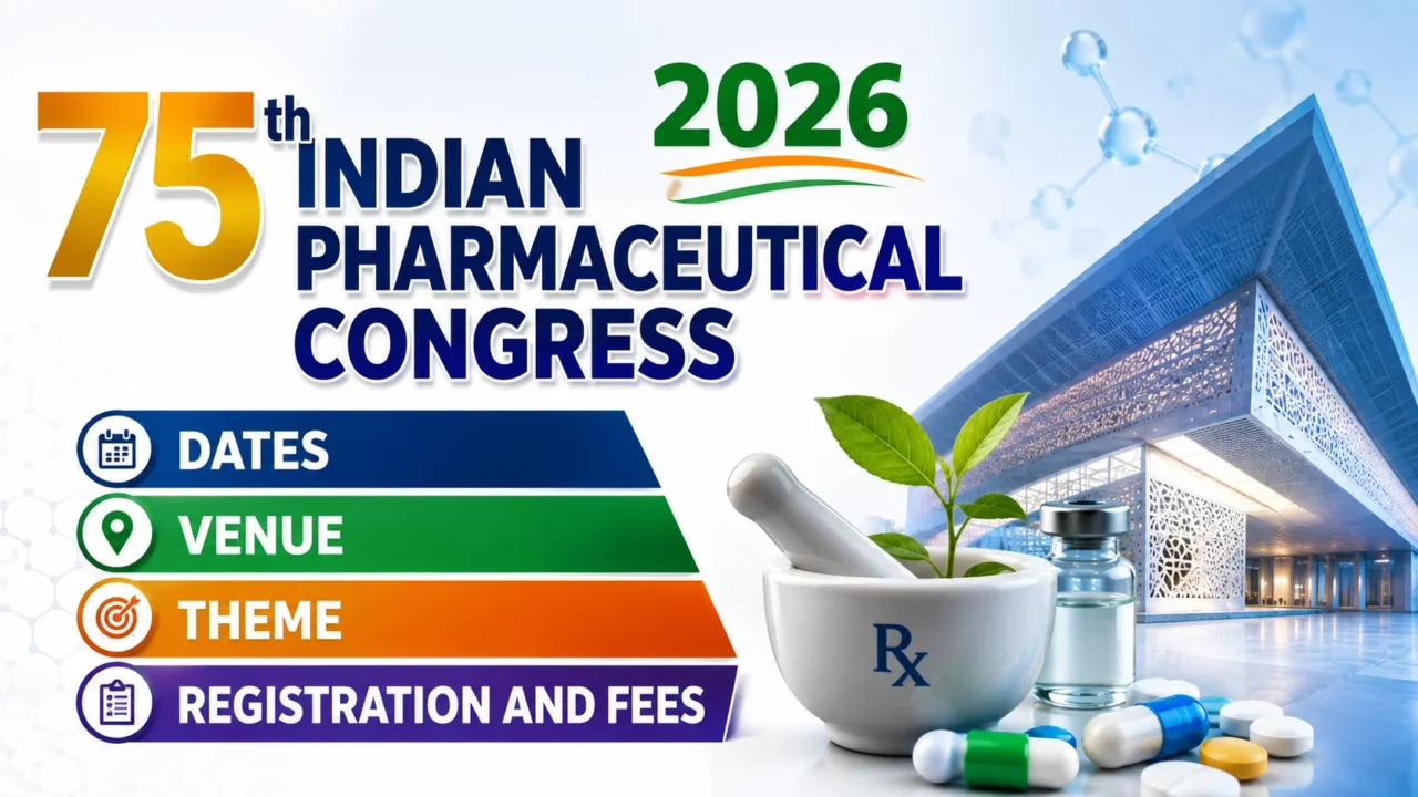 75th Indian Pharmaceutical Congress 2026 with dates, venue, theme, registration and fees