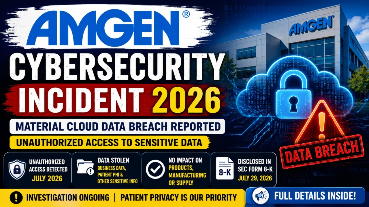 Amgen Cybersecurity Incident 2026