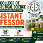 College of Pharmaceutical Science Tamando Assistant Professor Recruitment 2026 in Pharmaceutical Chemistry, Pharmacognosy and Pharmacology