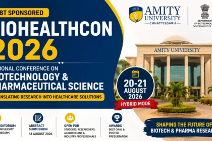 Biohealthcon 2026 DBT Sponsored National Conference on Biotechnology and Pharmaceutical Science