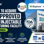 Biophore to acquire FDA-approved sterile injectable manufacturing facility in Indore