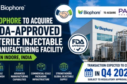 Biophore to acquire FDA-approved sterile injectable manufacturing facility in Indore