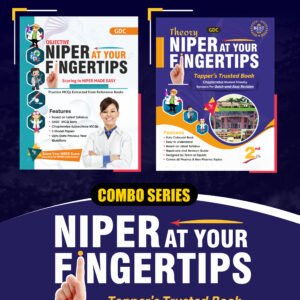 NIPER AT YOUR FINGERTIPS (THEORY & OBJECTIVE) COMBO COLOURED BOOKS