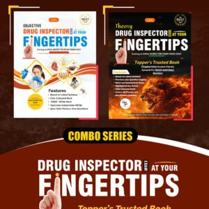 DRUG INSPECTOR EXAM AT YOUR FINGERTIPS (THEORY & OBJECTIVE) COMBO COLOURED BOOKS